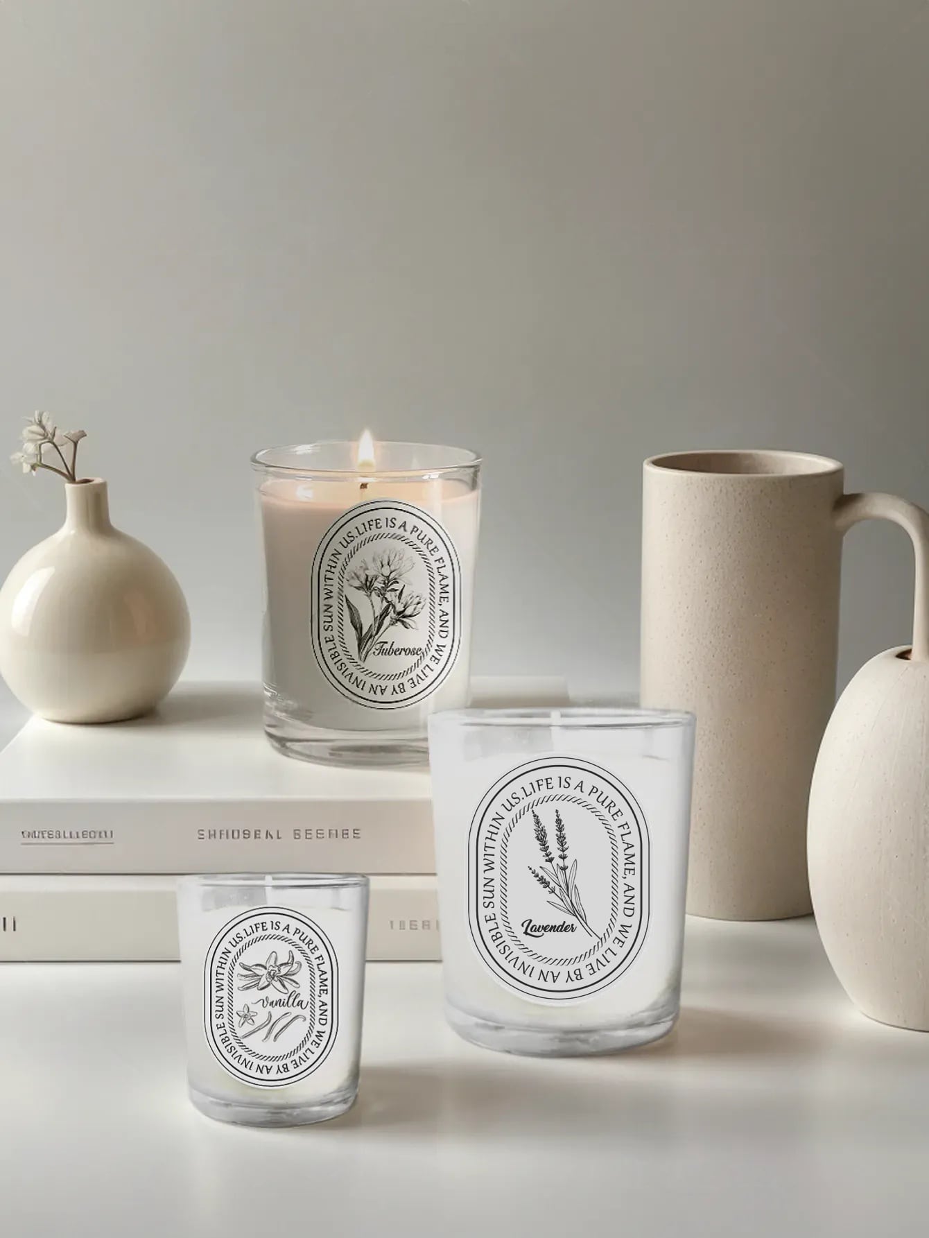 Свечи в стеклянных банках с ар – обзор и цена Home Fragrance Vanilla Scented Candle