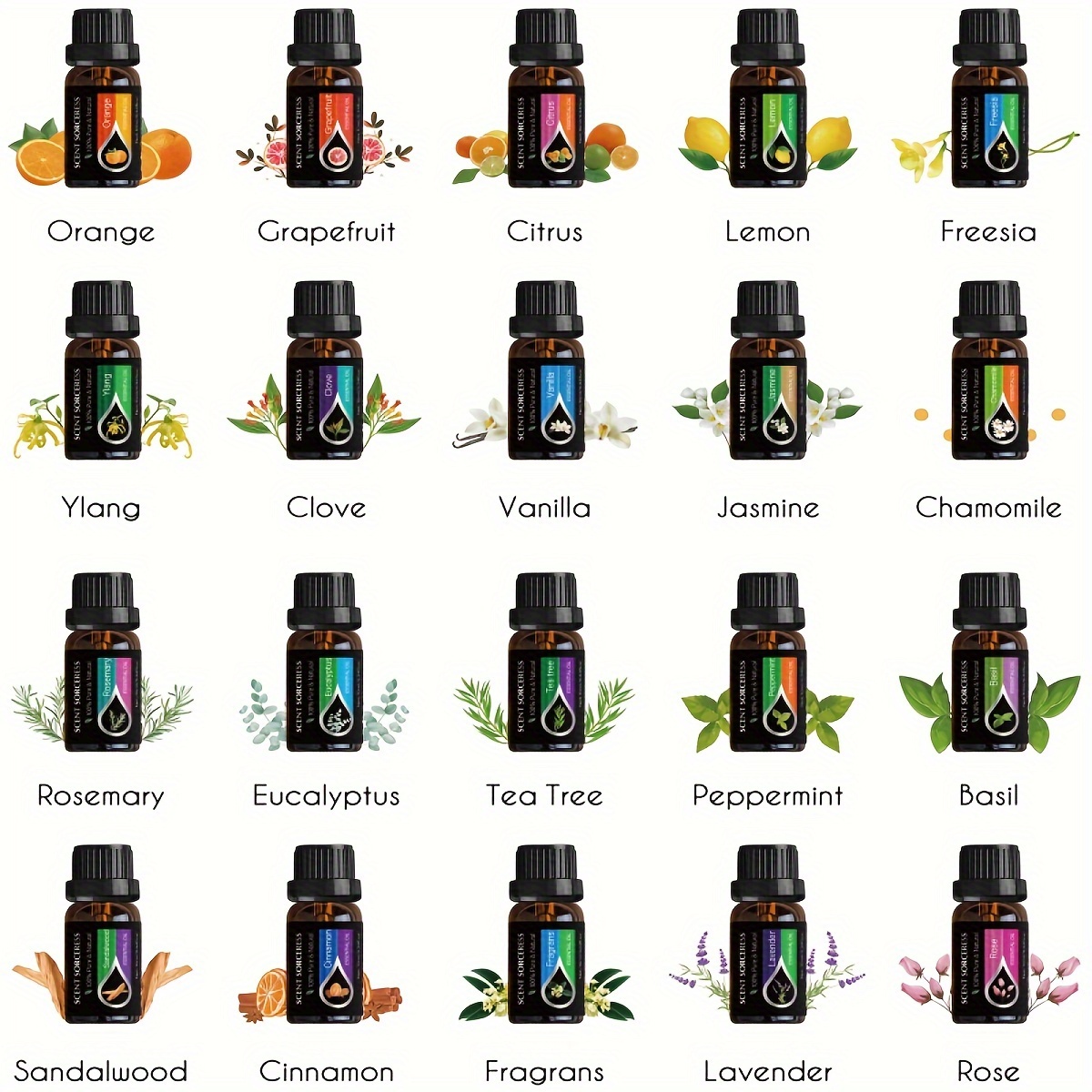 20 шт./компл. набор эфирных ма – обзор и цена Essential Oil Blend
