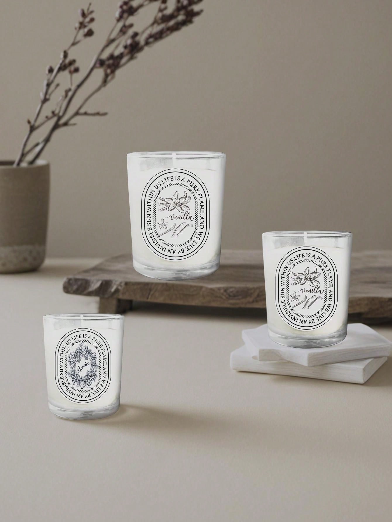 Свечи в стеклянных банках с ар – обзор и цена Home Fragrance Vanilla Scented Candle